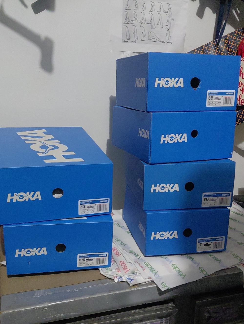 Hoka Blue Shoe Box EMPTY BOXES $15/EACH